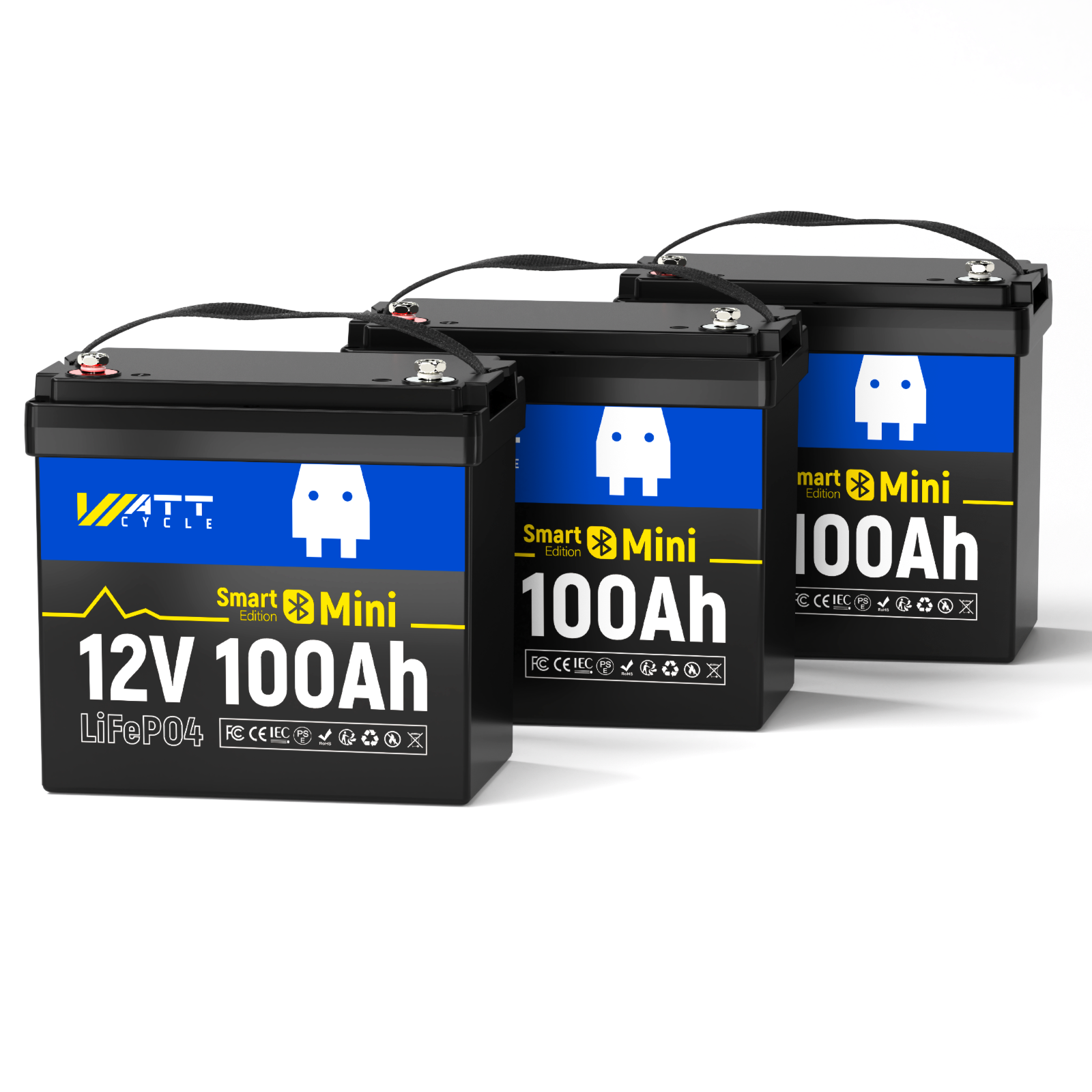 12V 100Ah ミニBluetooth対応リン酸鉄リチウムイオンバッテリー