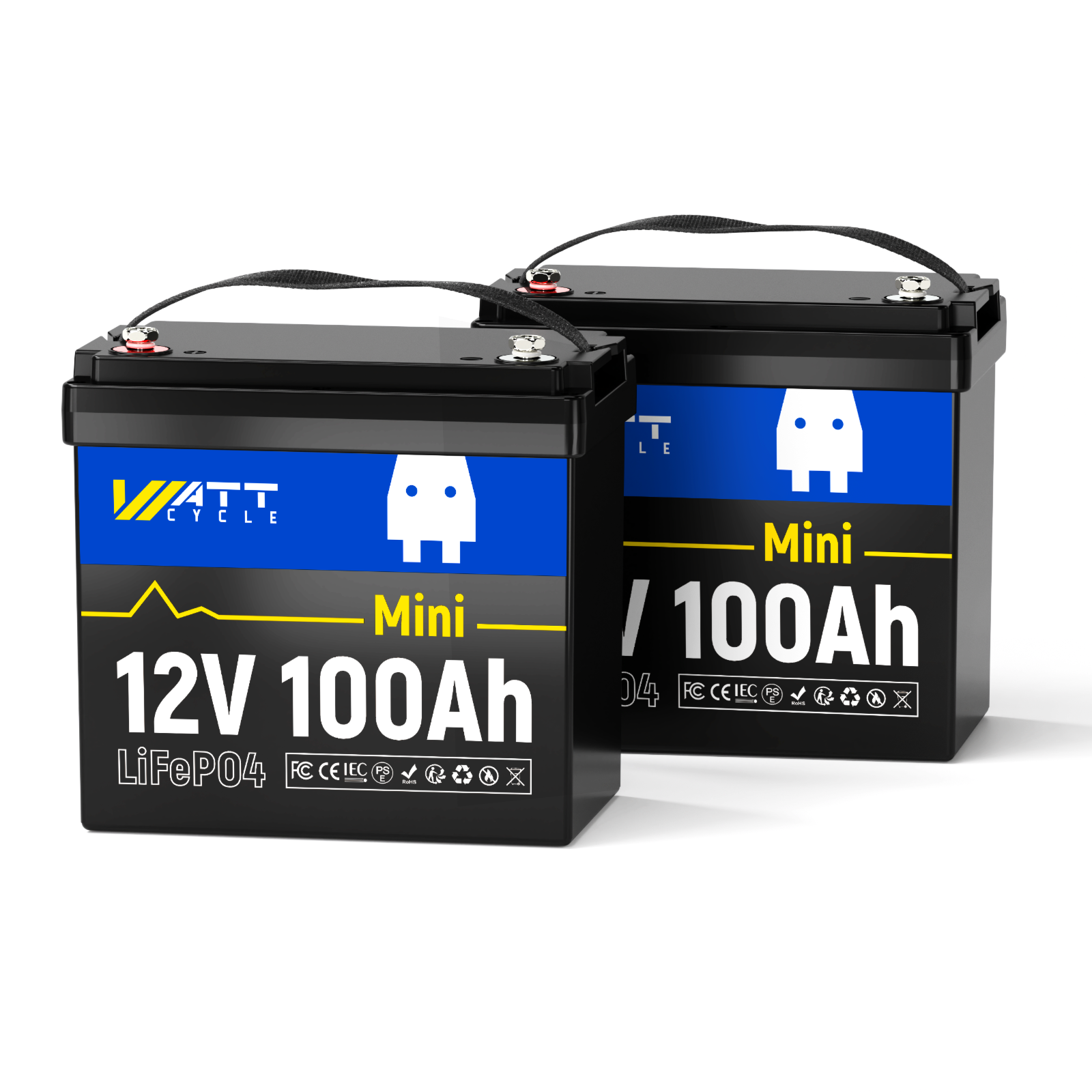 12V 100Ah ミニBluetooth対応リン酸鉄リチウムイオンバッテリー