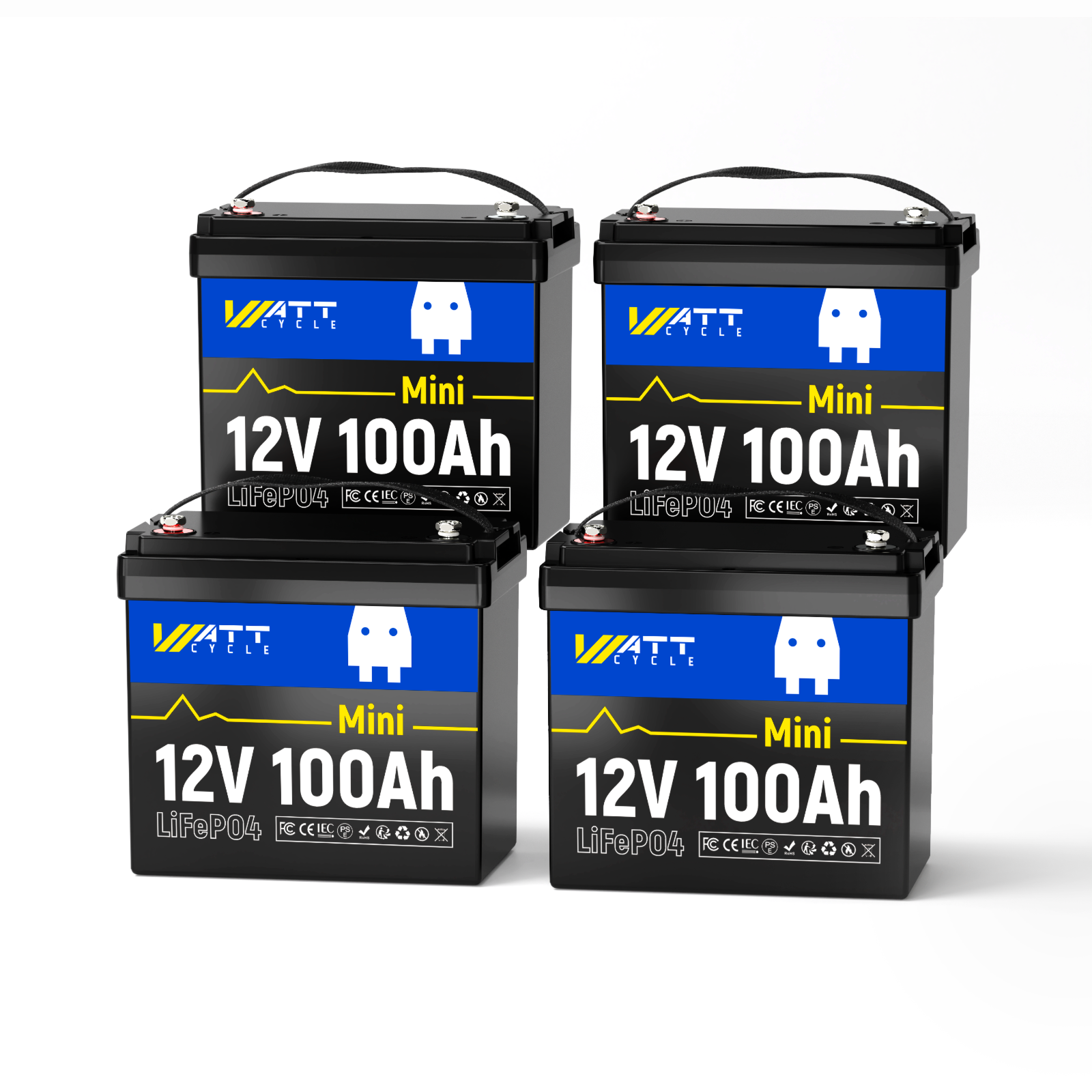 12V 100Ah ミニBluetooth対応リン酸鉄リチウムイオンバッテリー