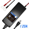 12V (14.6V) 20A プラスチックケース LiFePO₄バッテリー充電器
