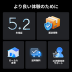 16kWh 48V 壁掛け式LiFePO4バッテリー – Bluetooth、アクティブバランシング、UL1973認証取得