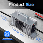 58.4V 15A アルミケース入りLiFePO4バッテリー充電器